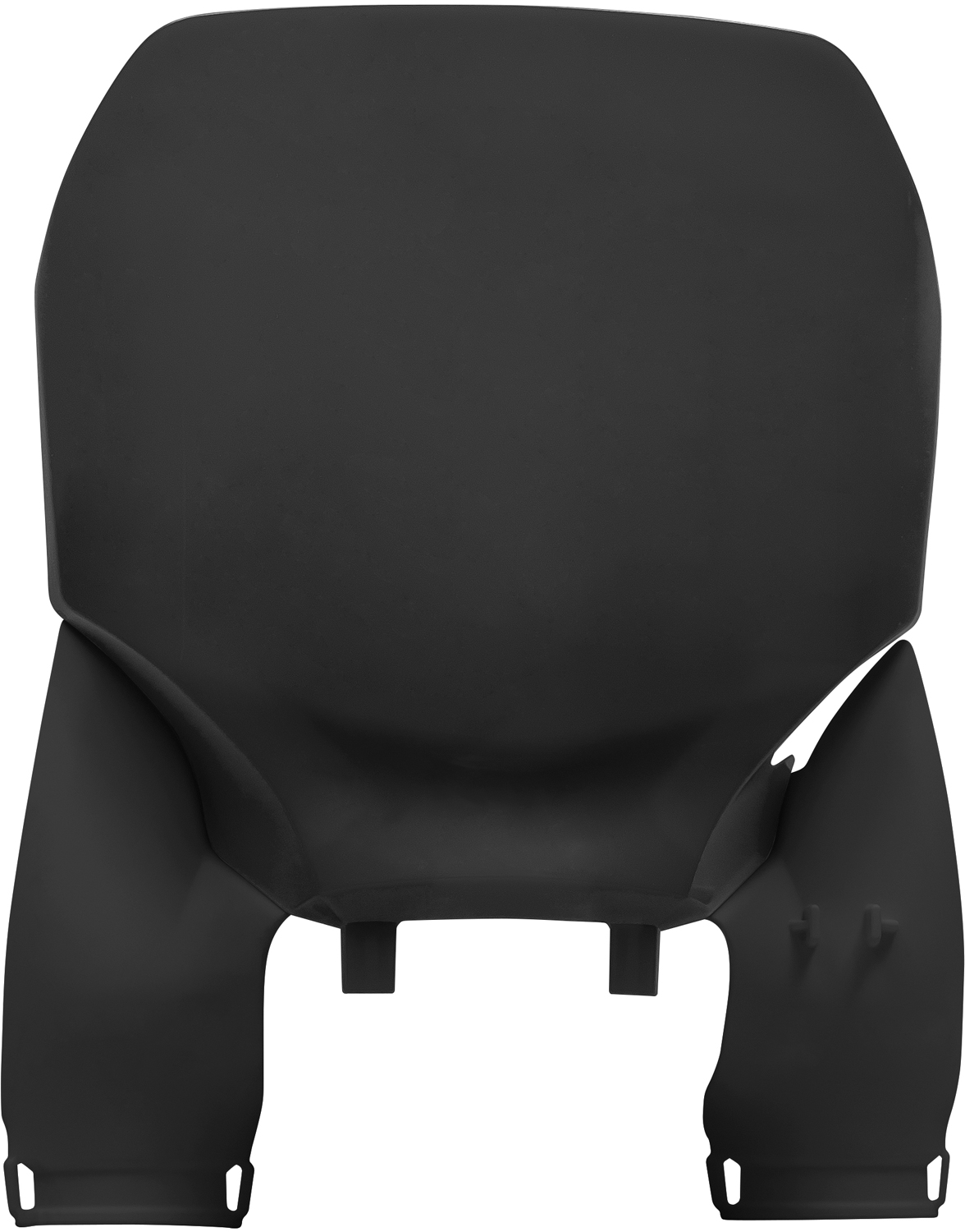 Porta / Placa de Numero Frontal (c / Extensão) Preta RACEPRO 