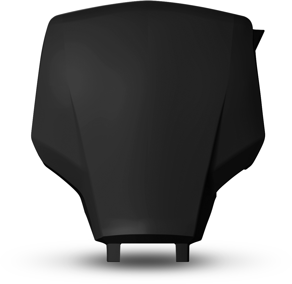 Front Number Plate (extension ready) Black RACEPRO 