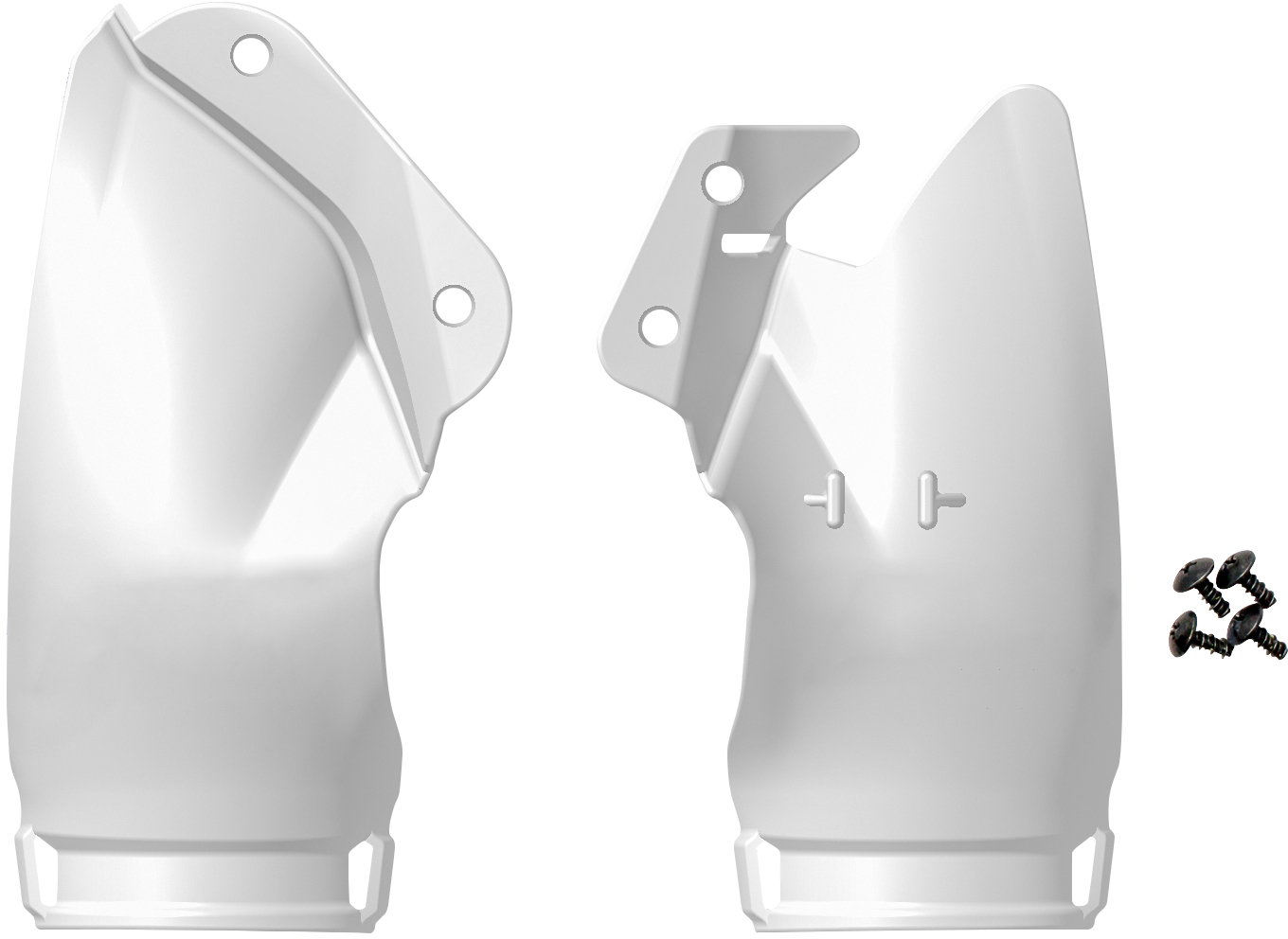 Front Number Plate Extension White RACEPRO 