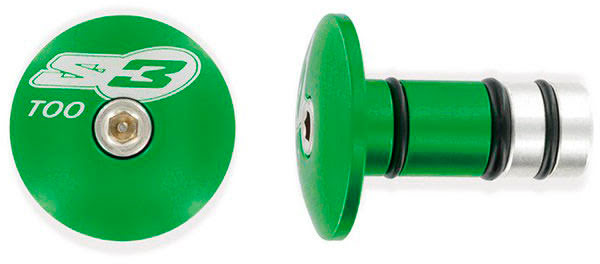 Bar End S3 Green S3 RACING PARTS 