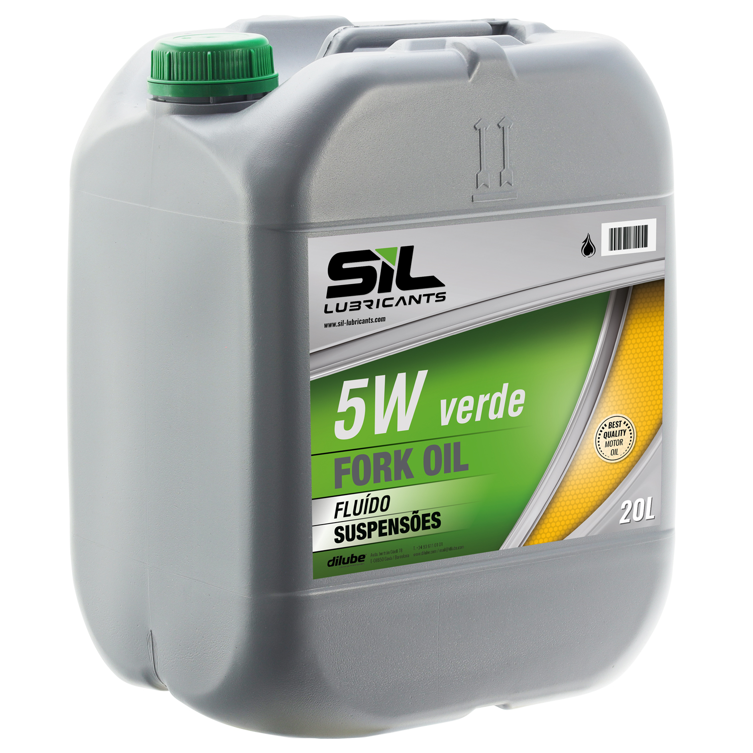 Oleo de Suspensão SIL-FORK SINTETICO 5w 20ltr SIL LUBRICANTS 