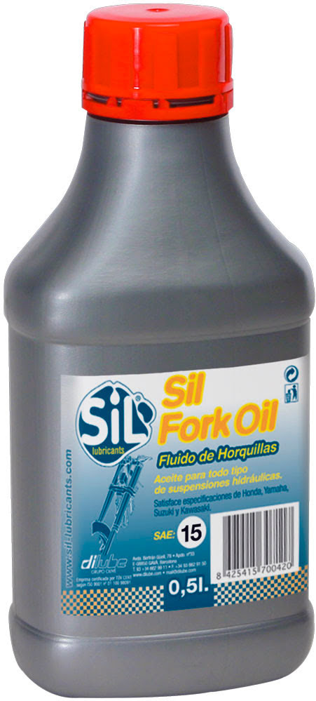 Oleo de Suspensão SIL-FORK SINTETICO 15W 500ml SIL LUBRICANTS 