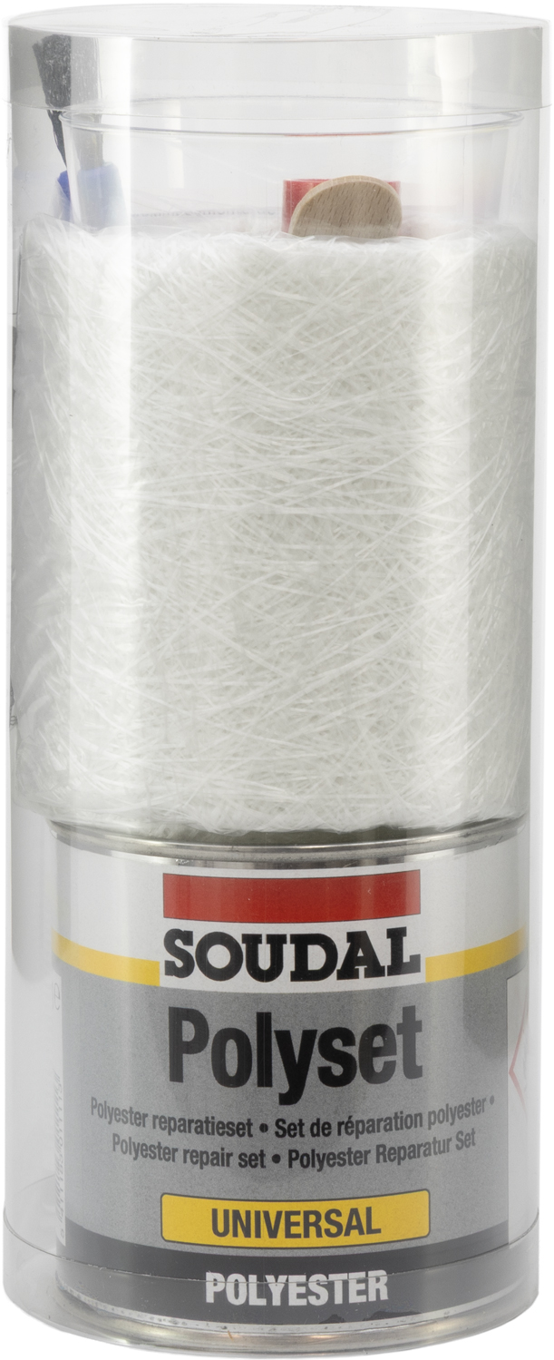 Kit Reparação Fibra de Vidro Polyset 250gr SOUDAL 