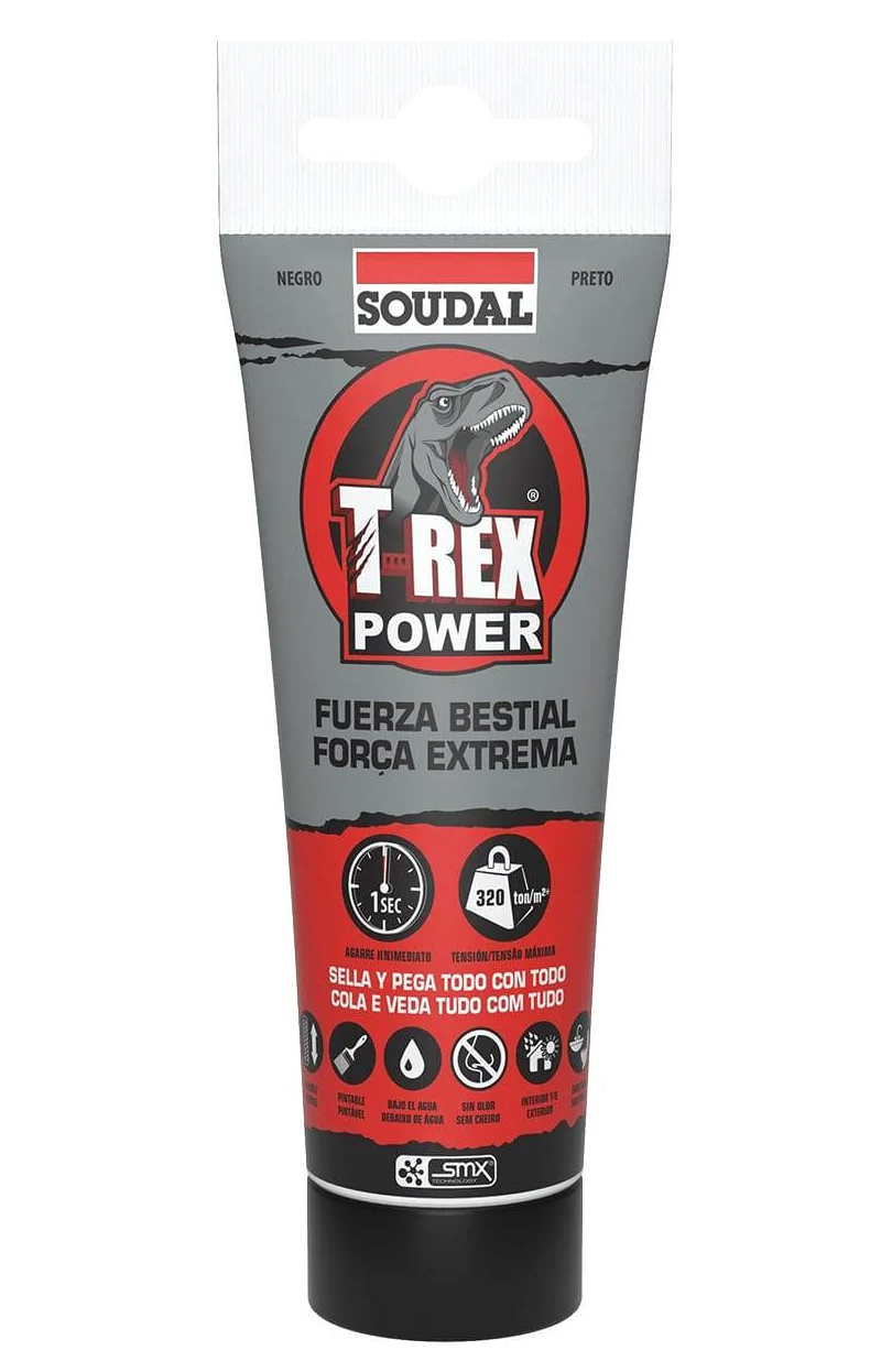 T-REX POWER Preto 125ml SOUDAL 