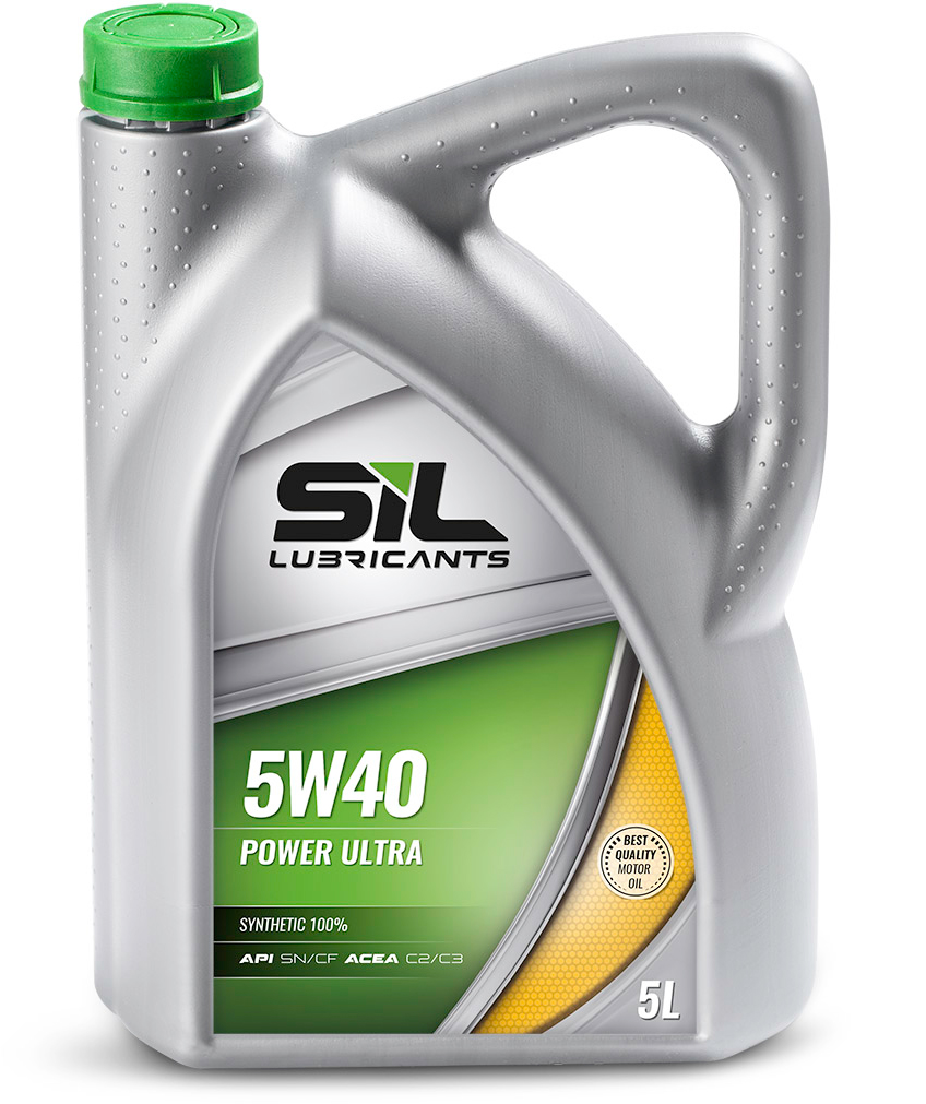 Oleo Motor Auto SIL POWER ULTRA 5w40 100% SINTETICO 5ltr SIL LUBRICANTS 