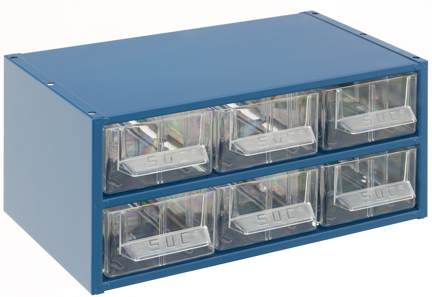Estante Metálo-Plástica com 6 gavetas n.º 2 SUC 