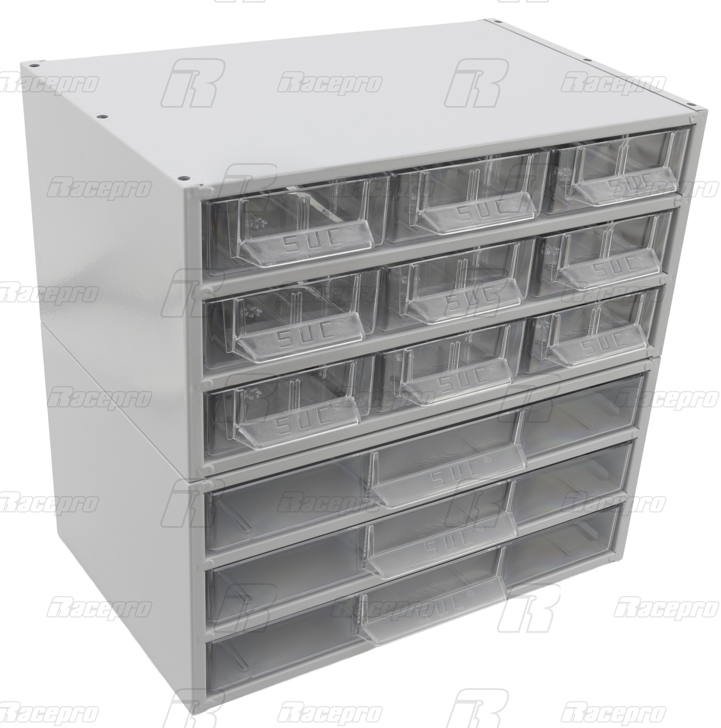 Estante Metálo-Plástica com 9 gavetas n.º 7 SUC 