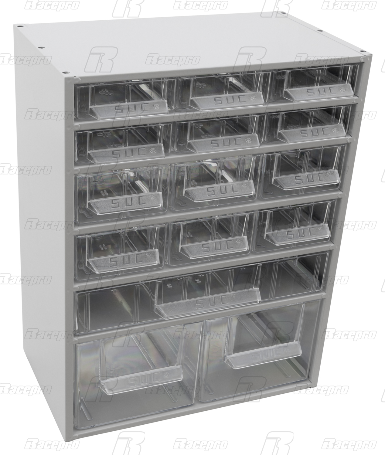 Estante Metálo-Plástica com 15 gavetas SUC 