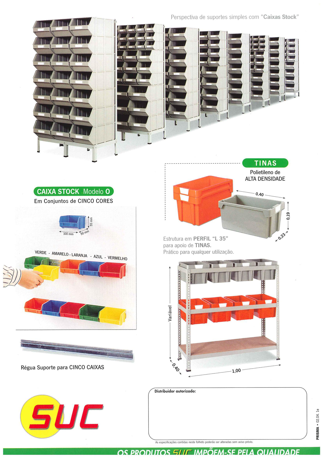 Caixa stock modelo 0 SUC 
