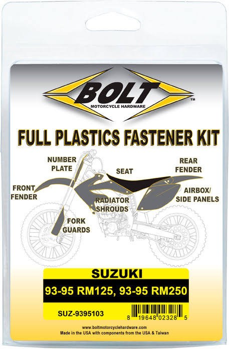 Kit de Parafusos para Plásticos BOLT BOLT MOTORCYCLE HARDWARE 