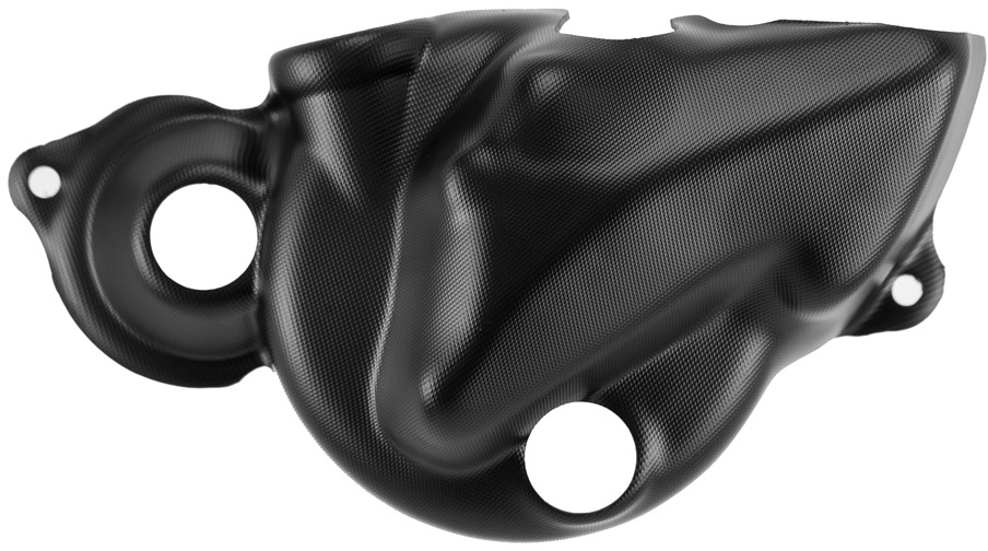 CLUTCH AND WATERPUMP COVER BETA EVO 80 05-25 FACTORY BLACK APICO 