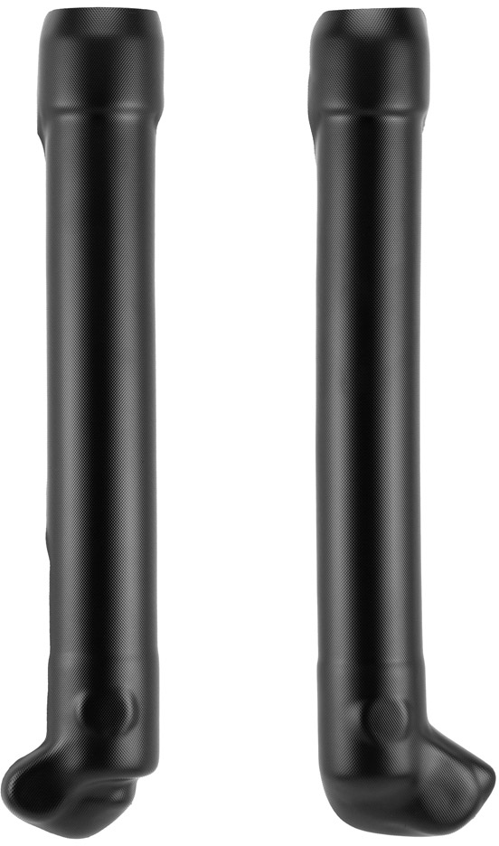 FORK GUARDS LOWER BETA EVO 125-300 09-23 (PAIOLI) FACTORY BLACK (R) APICO 