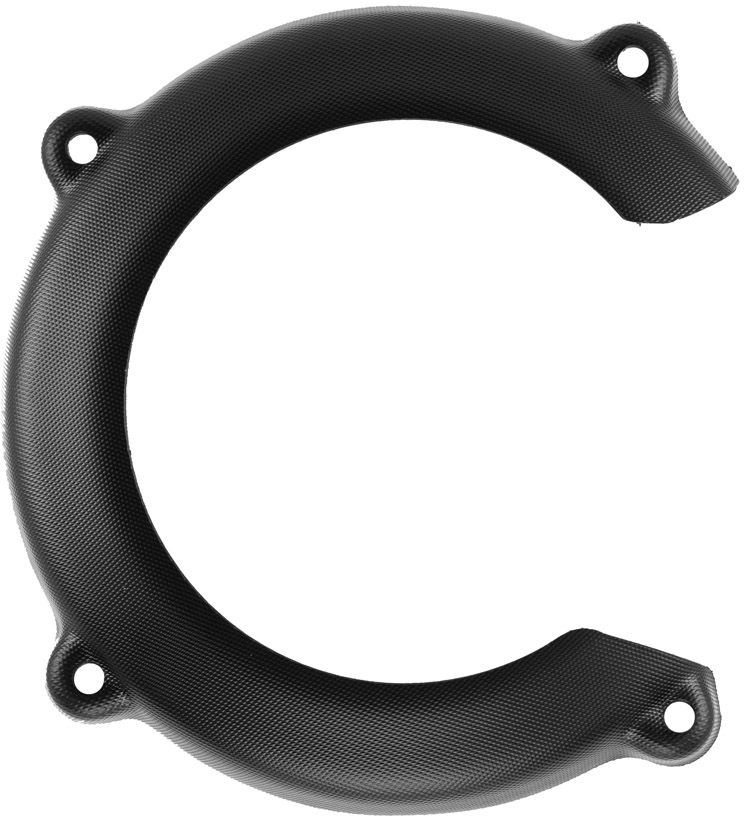 CLUTCH COVER SAVER BETA REV / EVO125-300 00-25 FACTORY BLACK APICO 