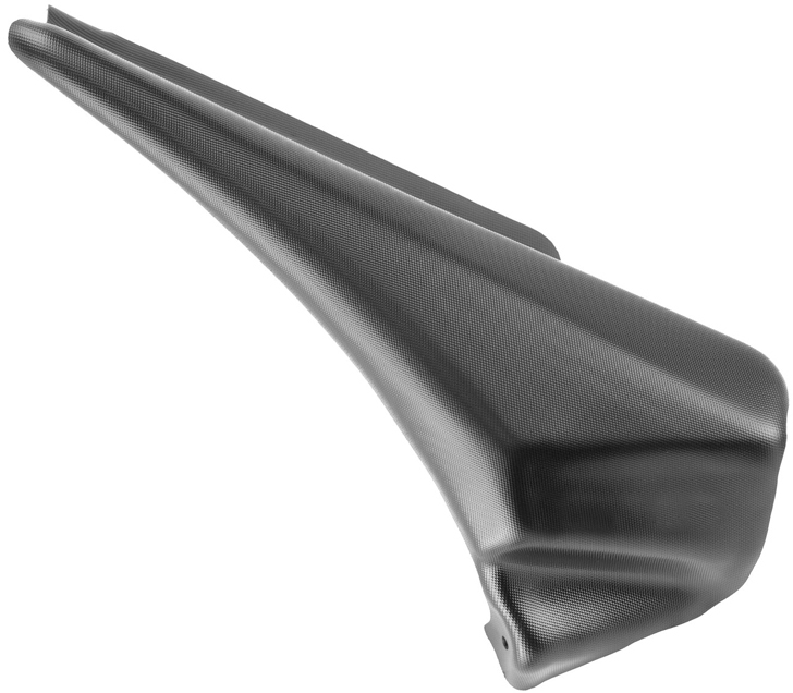 AIRBOX SIDE COVER BETA EVO 125-300 09-25 FACTORY BLACK APICO 