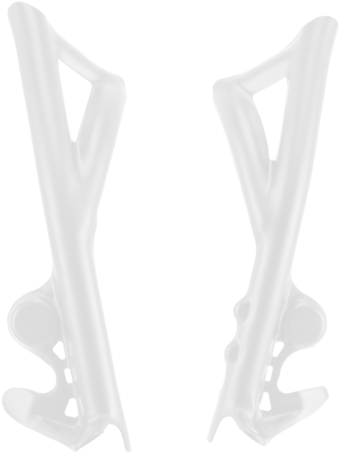 FRAME GUARDS GAS-GAS 11-22 FACTORY WHITE APICO 