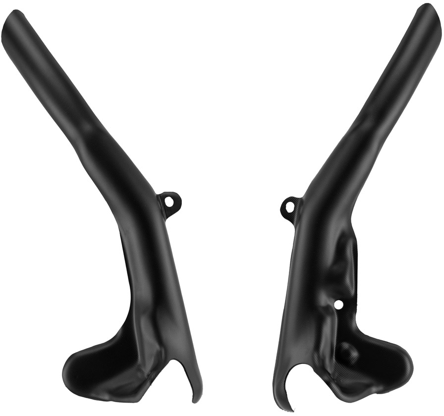 FRAME GUARDS SHERCO 10-15 FACTORY BLACK APICO 