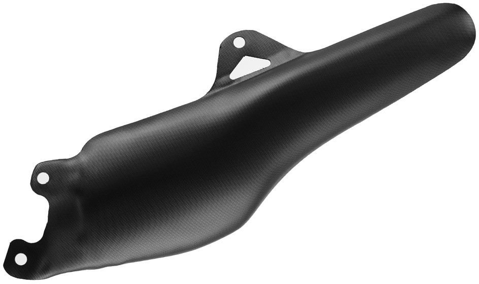 SILENCER COVER SCORPA 03-09 FACTORY BLACK APICO 