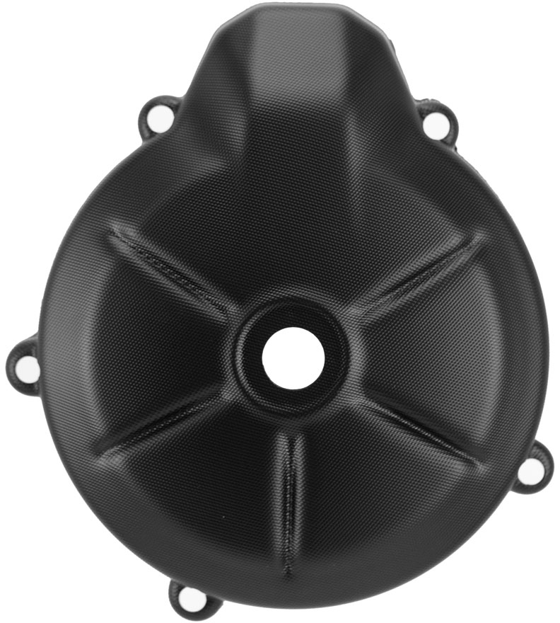 IGNITION COVER TRS ONE / GOLD / RR 250-300 16-23 FACTORY BLACK APICO 