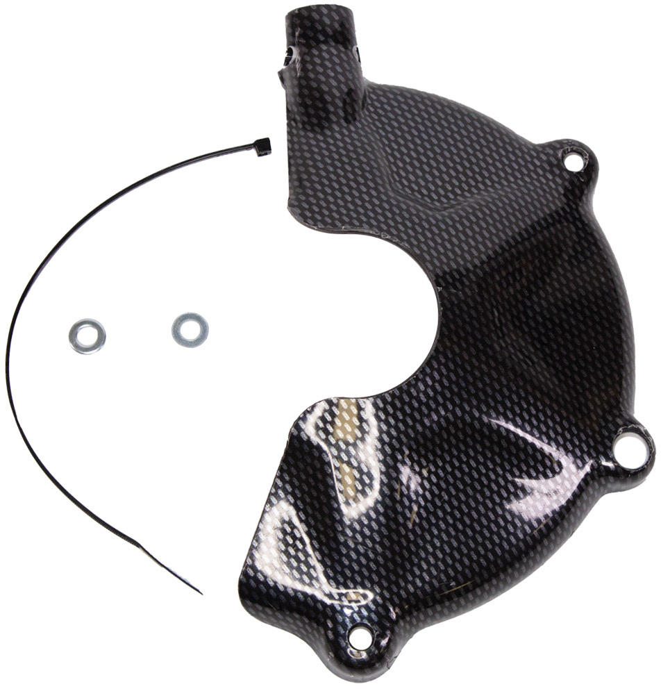 CLUTCH COVER SAVER TRS ONE / GOLD / RR 250-300 16-20 CARBON LOOK APICO 