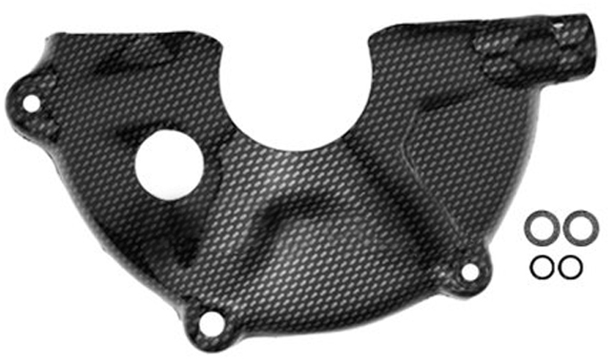 CLUTCH COVER SAVER TRS ONE / GOLD / RR 250-300 21-23 CARBON LOOK APICO 