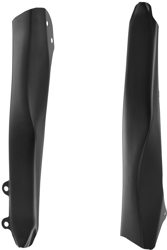SWING ARM COVERS VERTIGO 16-22 FACTORY BLACK APICO 