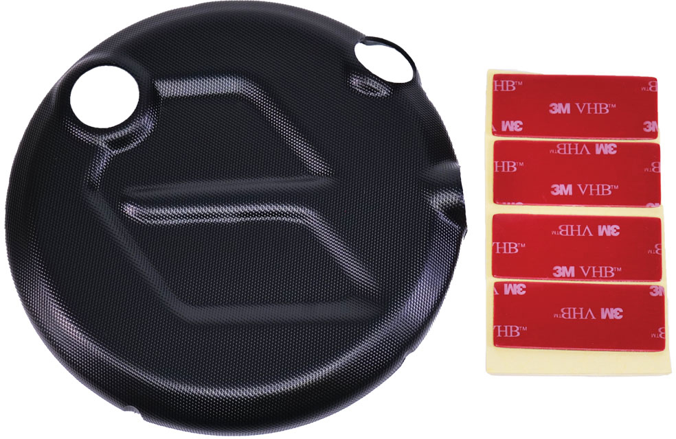 CLUTCH COVER VERTIGO 22-25 FACTORY BLACK APICO 