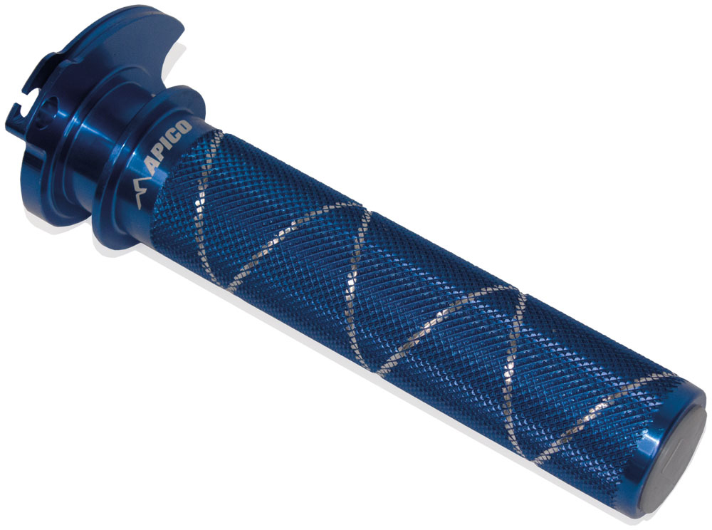 THROTTLE SLEEVE ALLOY INC BEARING KTM / HQV / GAS SX / TC / MC65 21-23 BLUE (R) APICO 