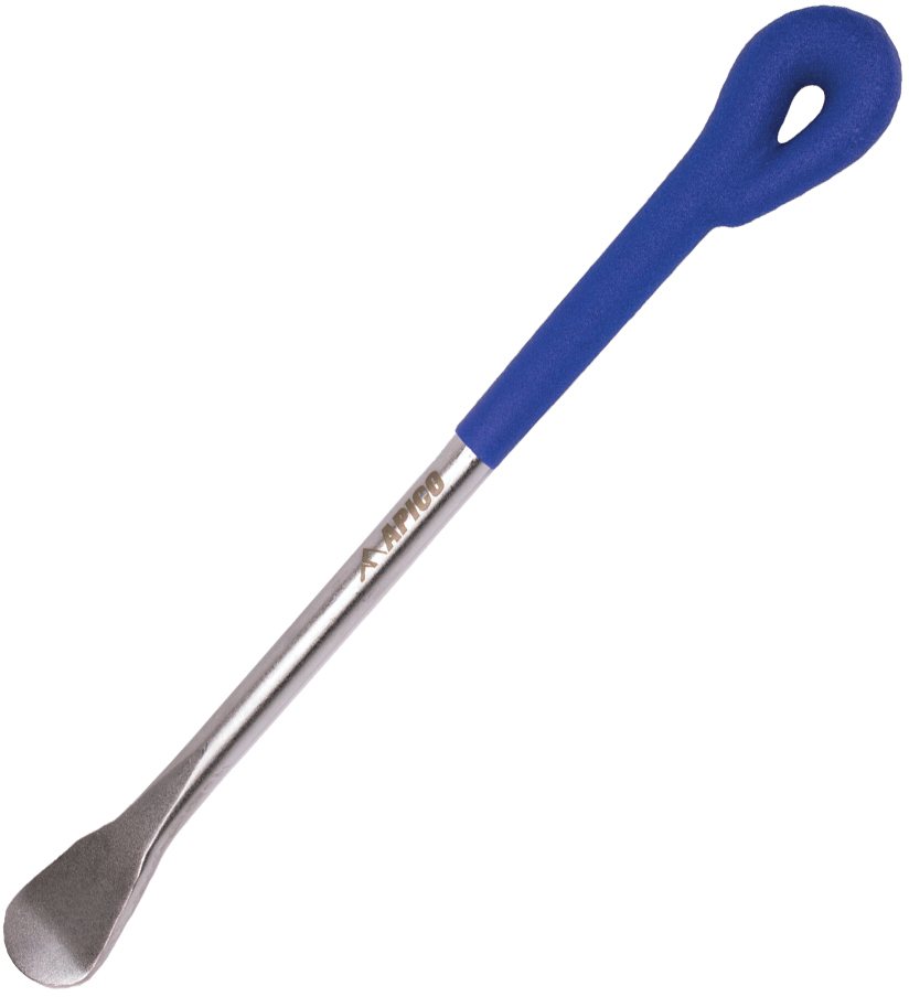 TYRE LEVER SPOON TYPE 10" WITH BLUE NONE SLIP HANDLE APICO 