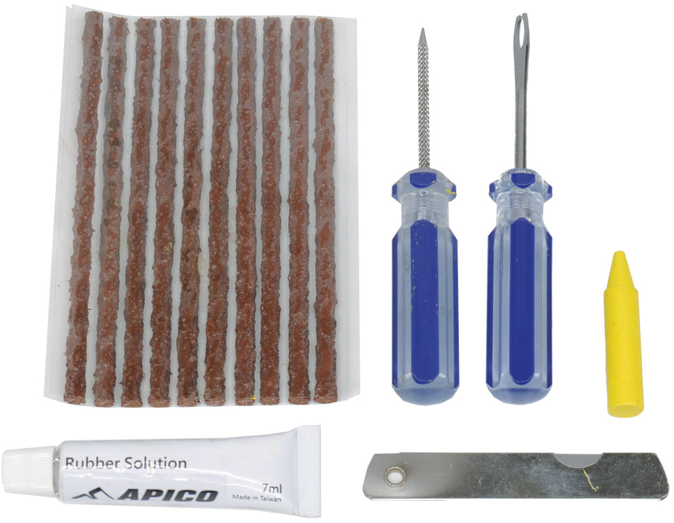 TYRE PUNCTURE REPAIR KIT TUBELESS BICYCLE / MTB APICO 