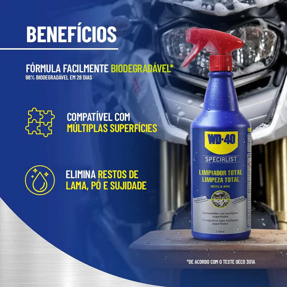 WD-40 MOTO Limpeza Total 5Ltr x 1un WD-40® 