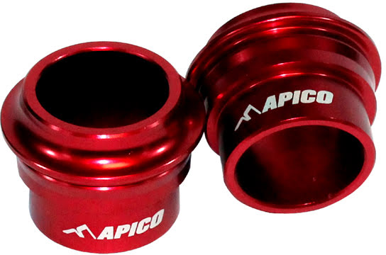 Casquilhos de roda da frente Vermelhos APICO beta rr 4t 400 2012