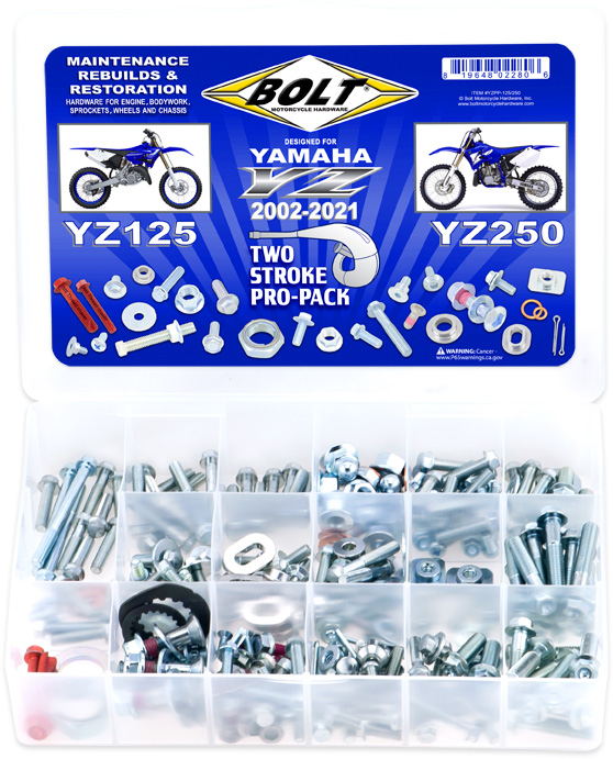 Kit de Parafusos PRO PACK | YAMAHA 2STK YZ125 / 250 BOLT MOTORCYCLE HARDWARE 