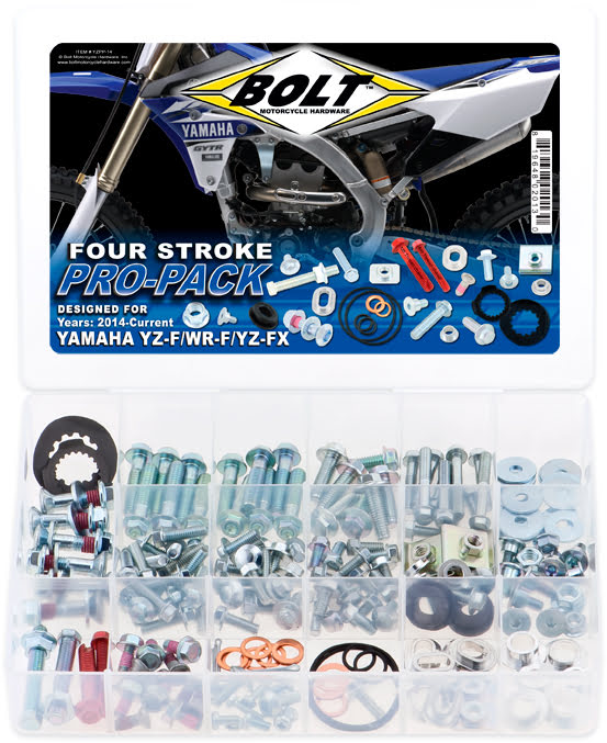 Kit de Parafusos PRO PACK | YAMAHA 4STK YZF / WRF BOLT MOTORCYCLE HARDWARE 