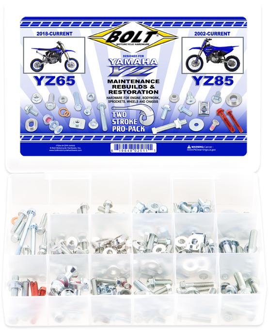 Kit de Parafusos PRO PACK | YAMAHA 2STK MINIS BOLT MOTORCYCLE HARDWARE 